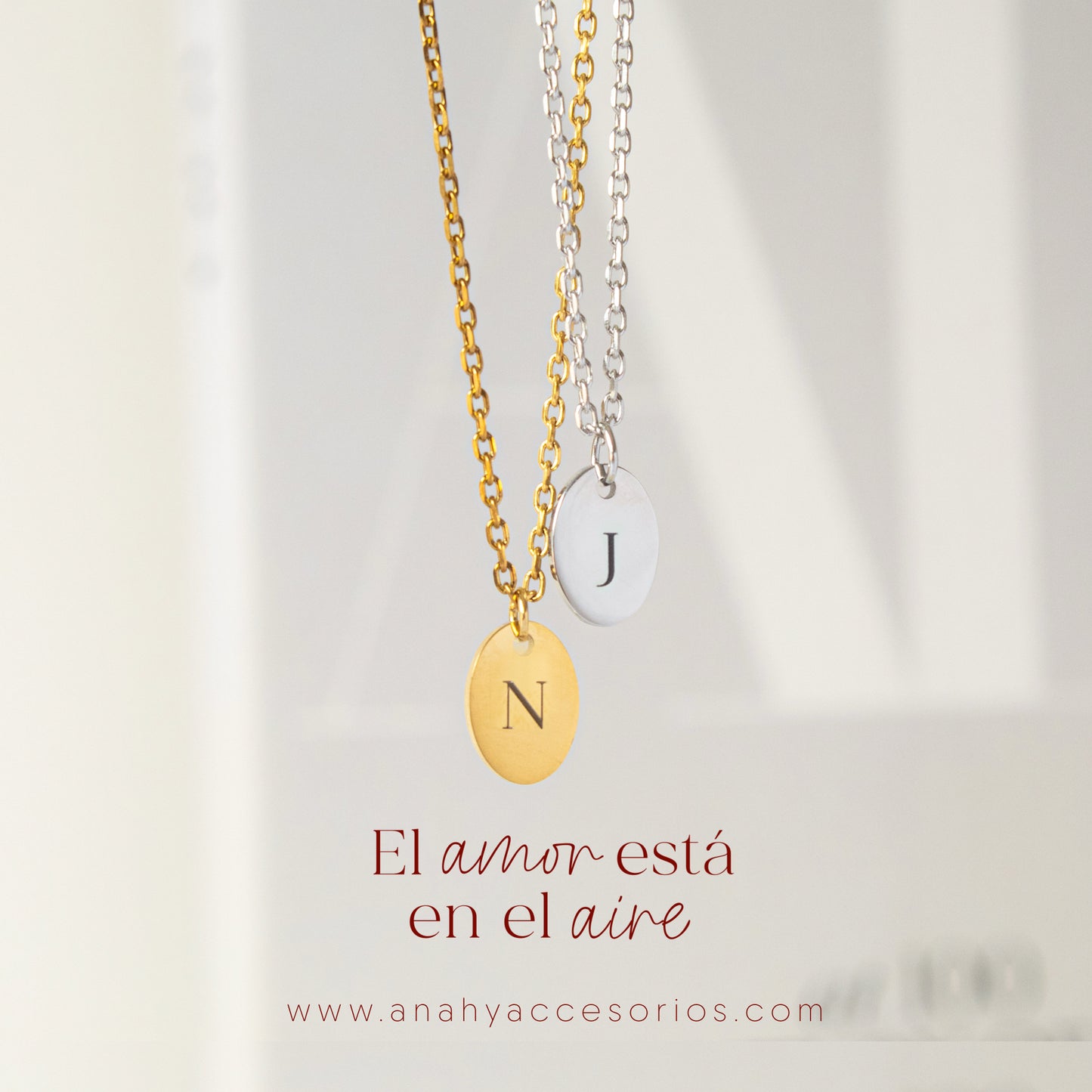 Cadena Pareja Óvalo