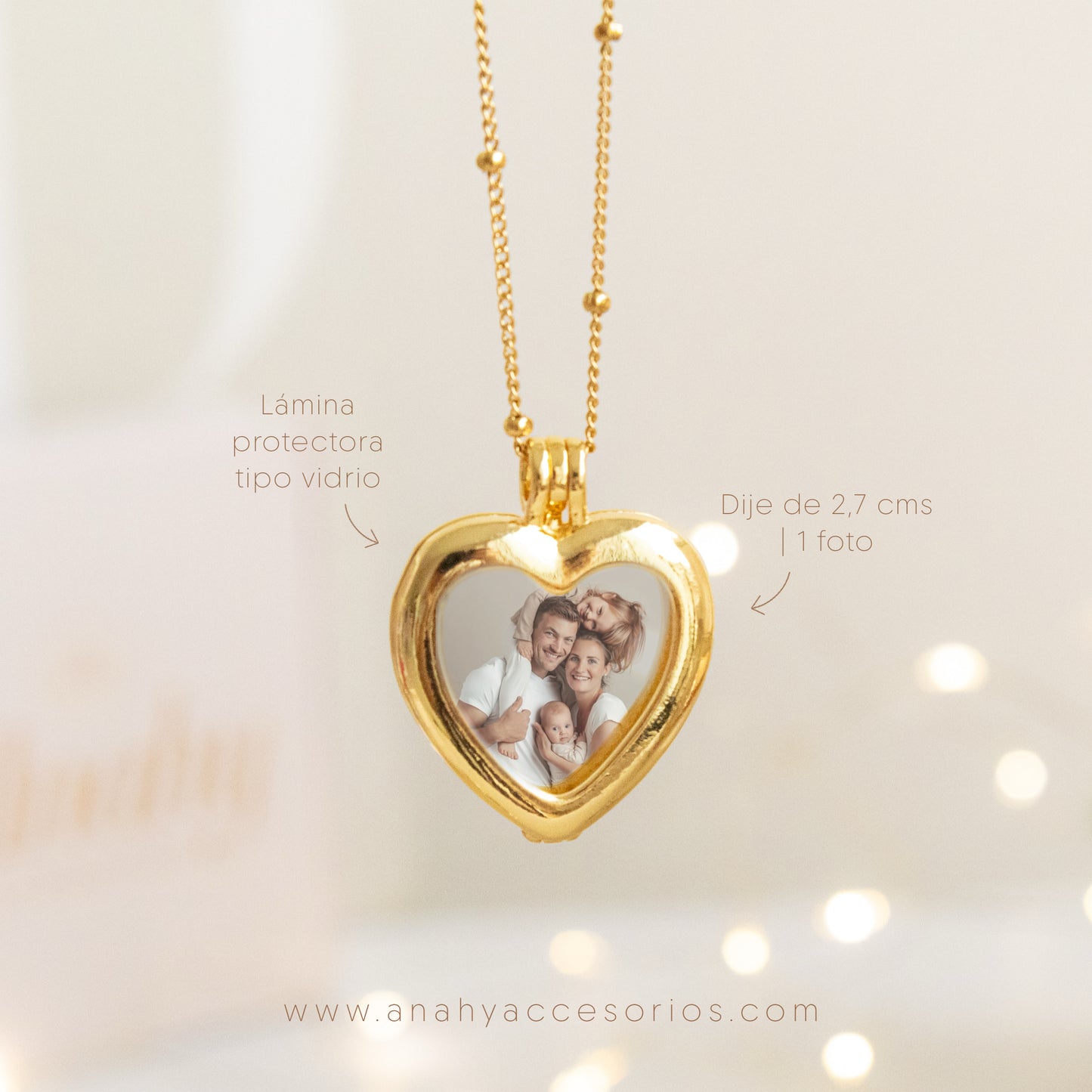 Relicario Corazón Clara