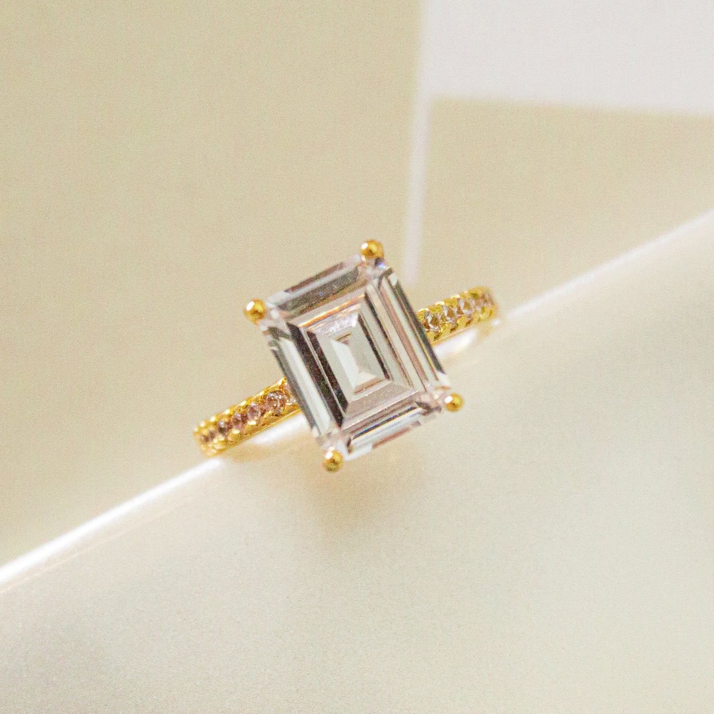 Anillo Piedra Cuadrada