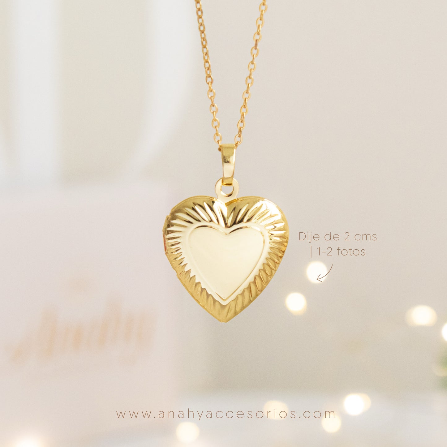 Relicario Corazón valentina