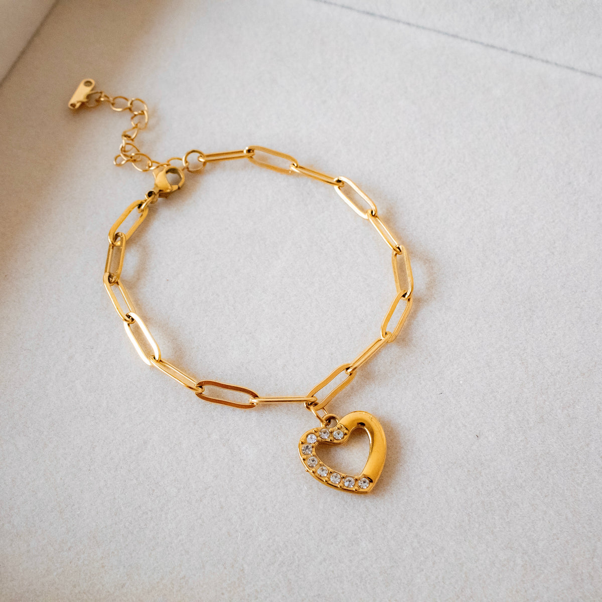 Pulsera silueta Corazón