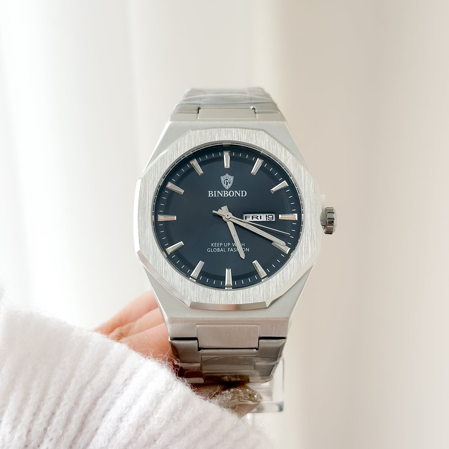 Reloj Binbond Plateado