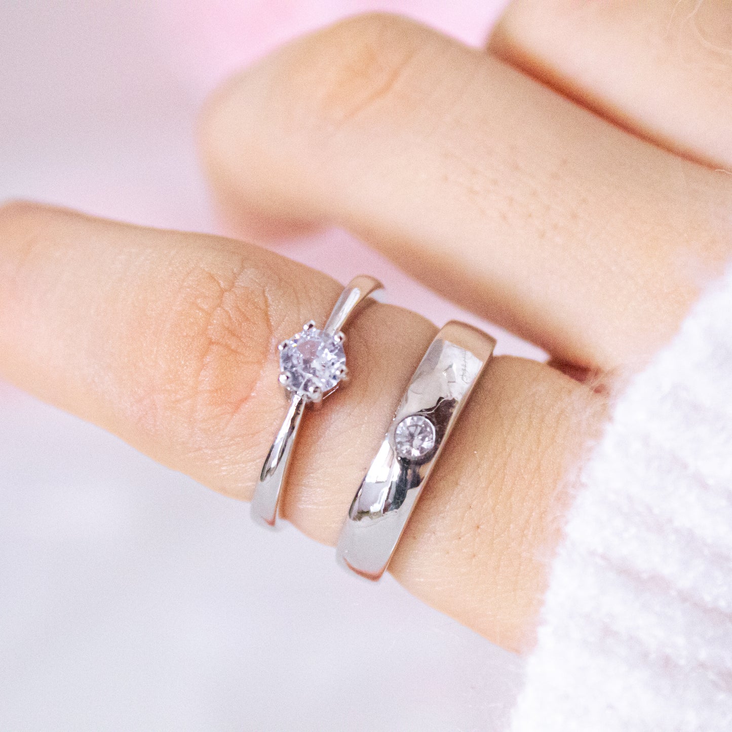 Par de anillos Delicados