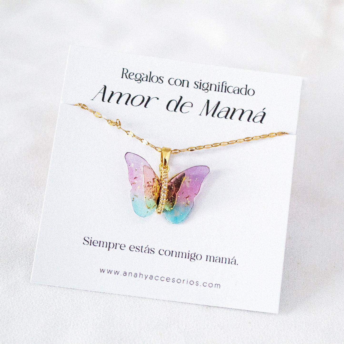 Cadena Mariposa colorida
