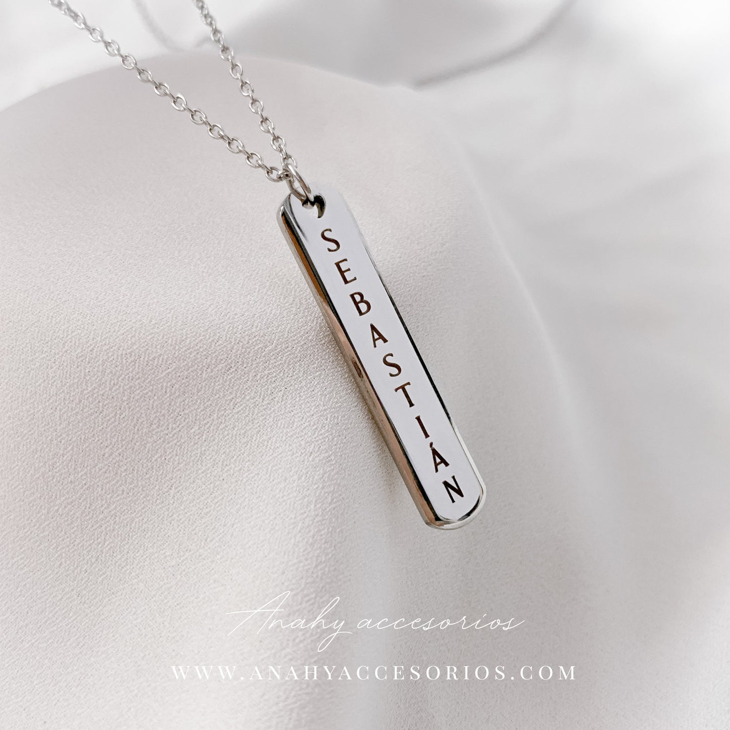 Cadena de Placa bordes redondos