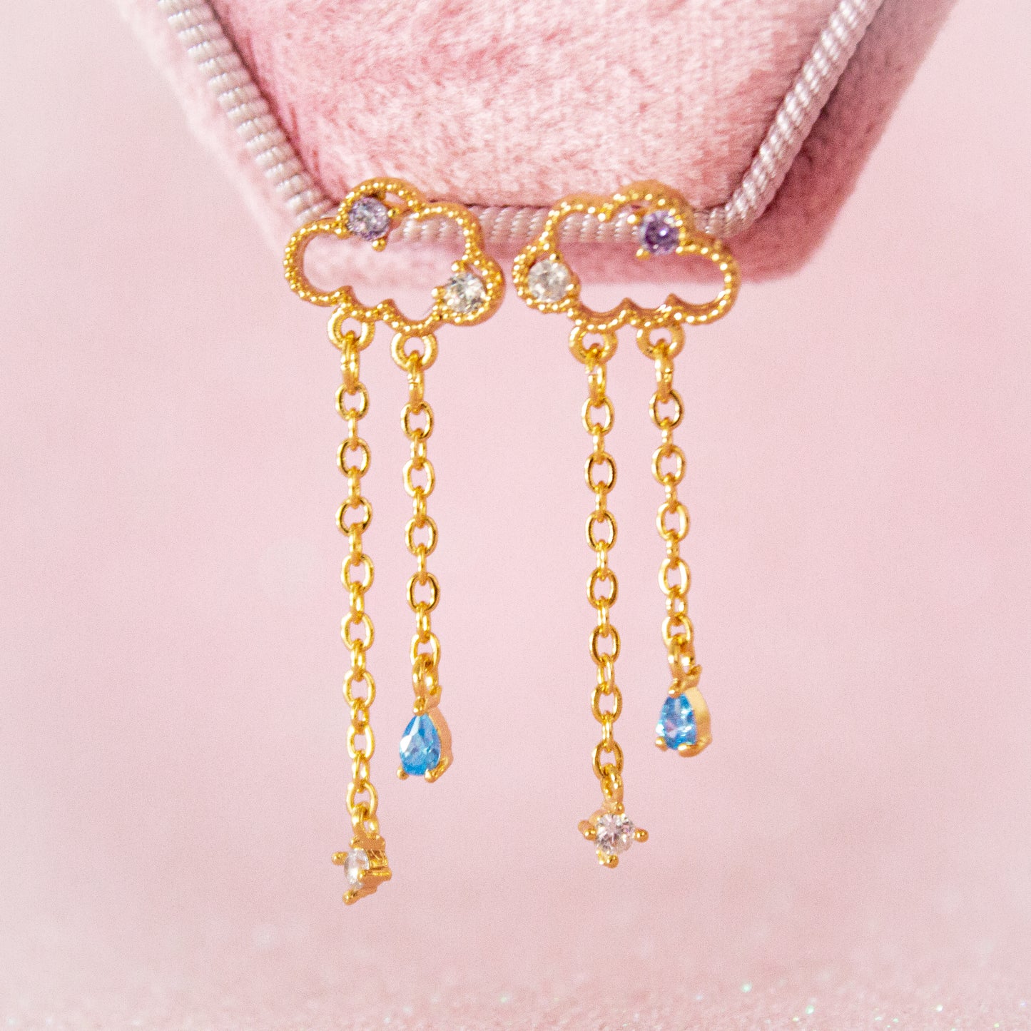 Aretes Nubes colgantes