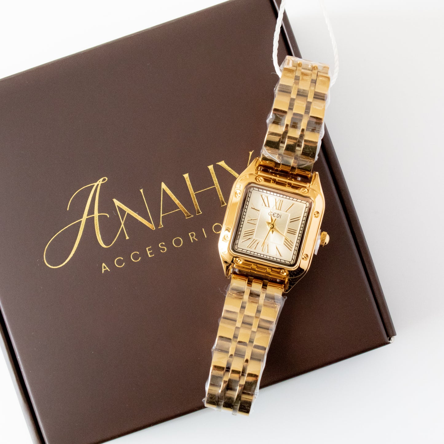 Reloj Gedi estilo Cartier