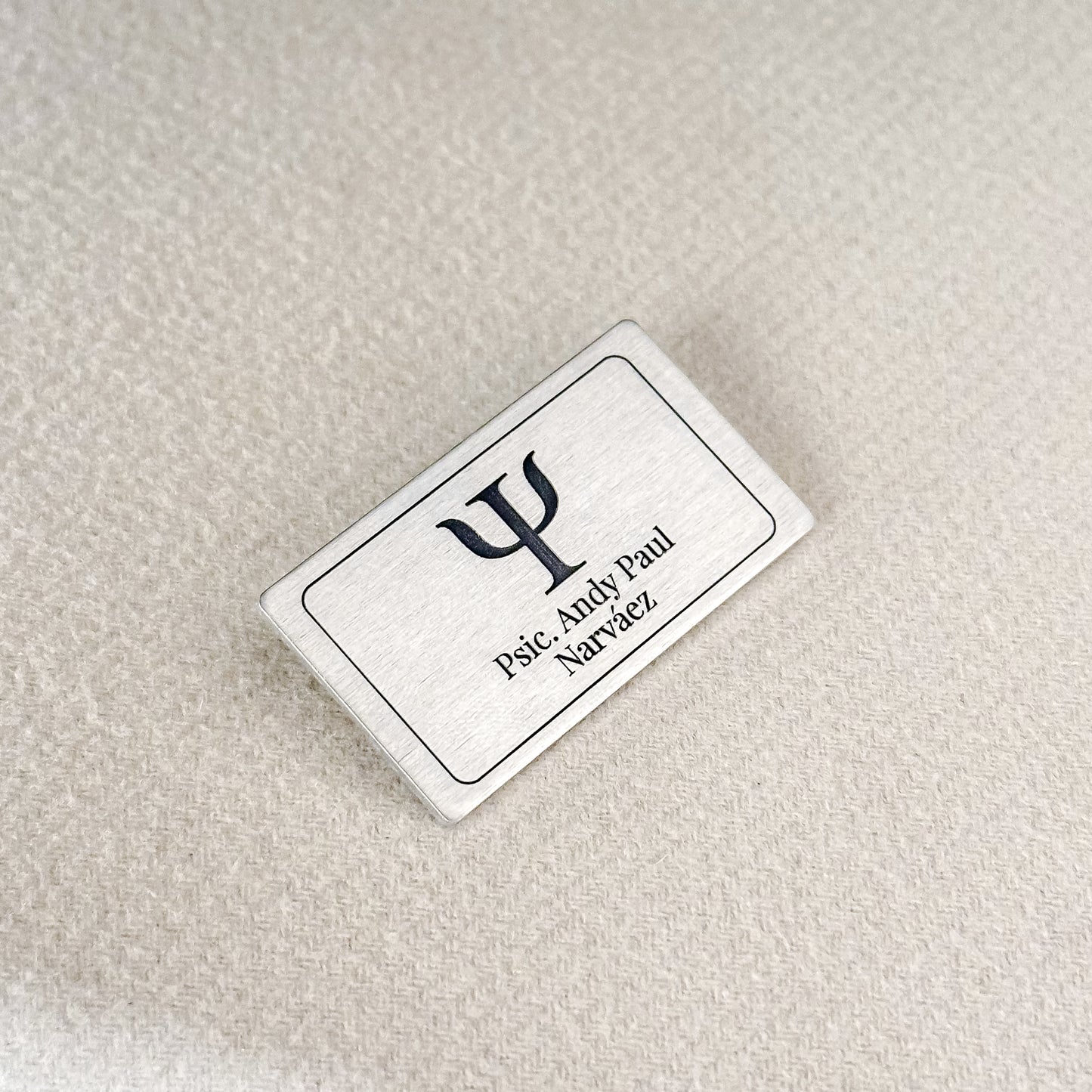 Pin personalizado aluminio