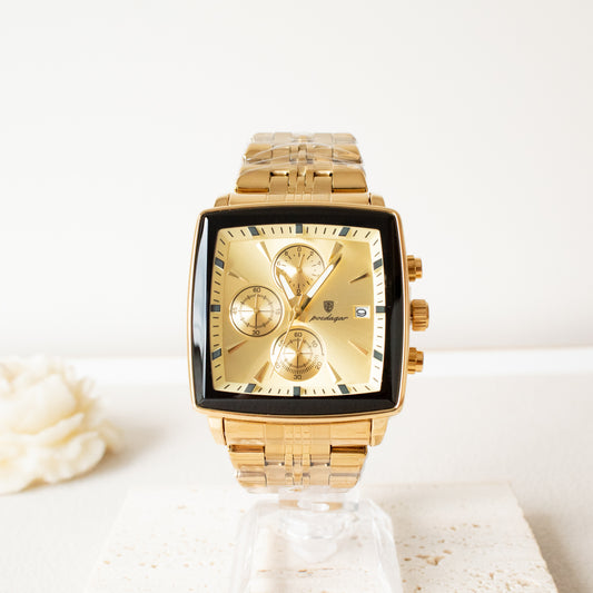 Reloj Poedagar cuadrado