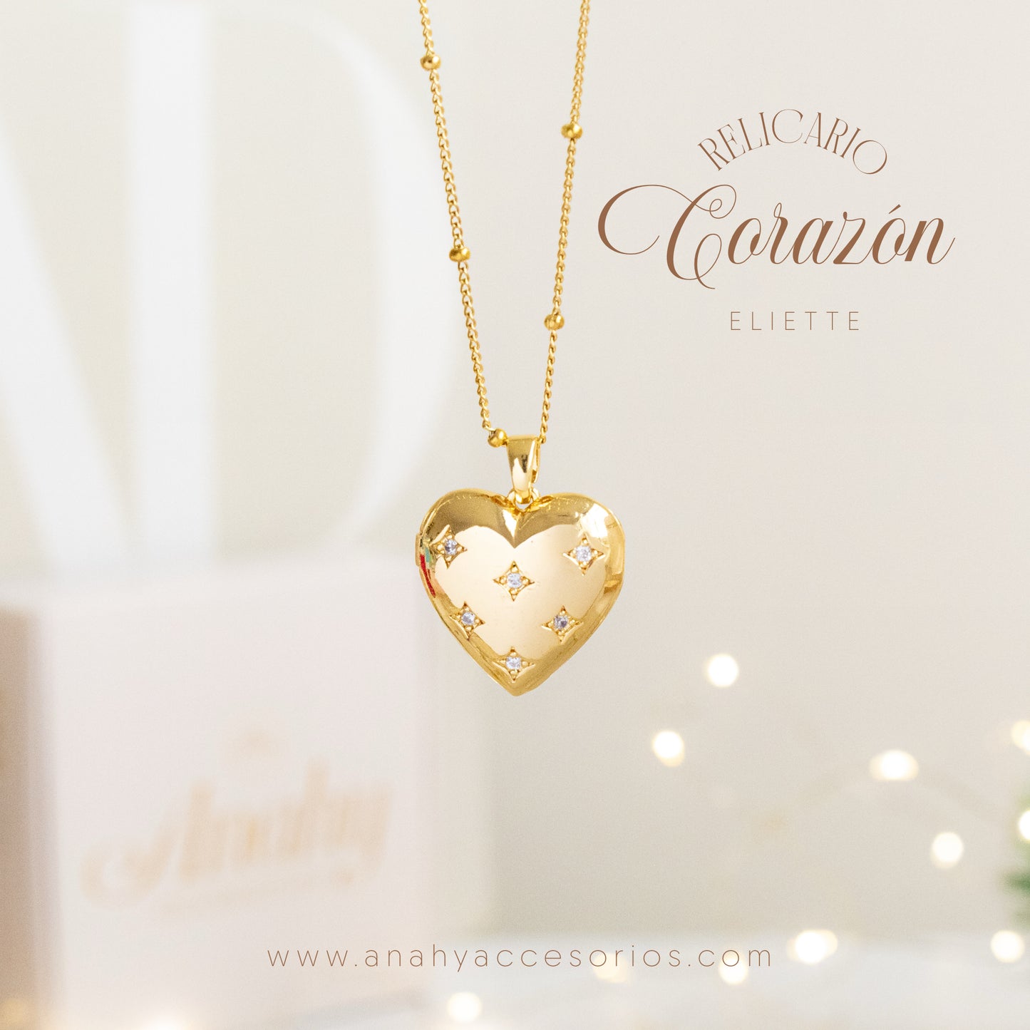 Relicario Corazón eliette