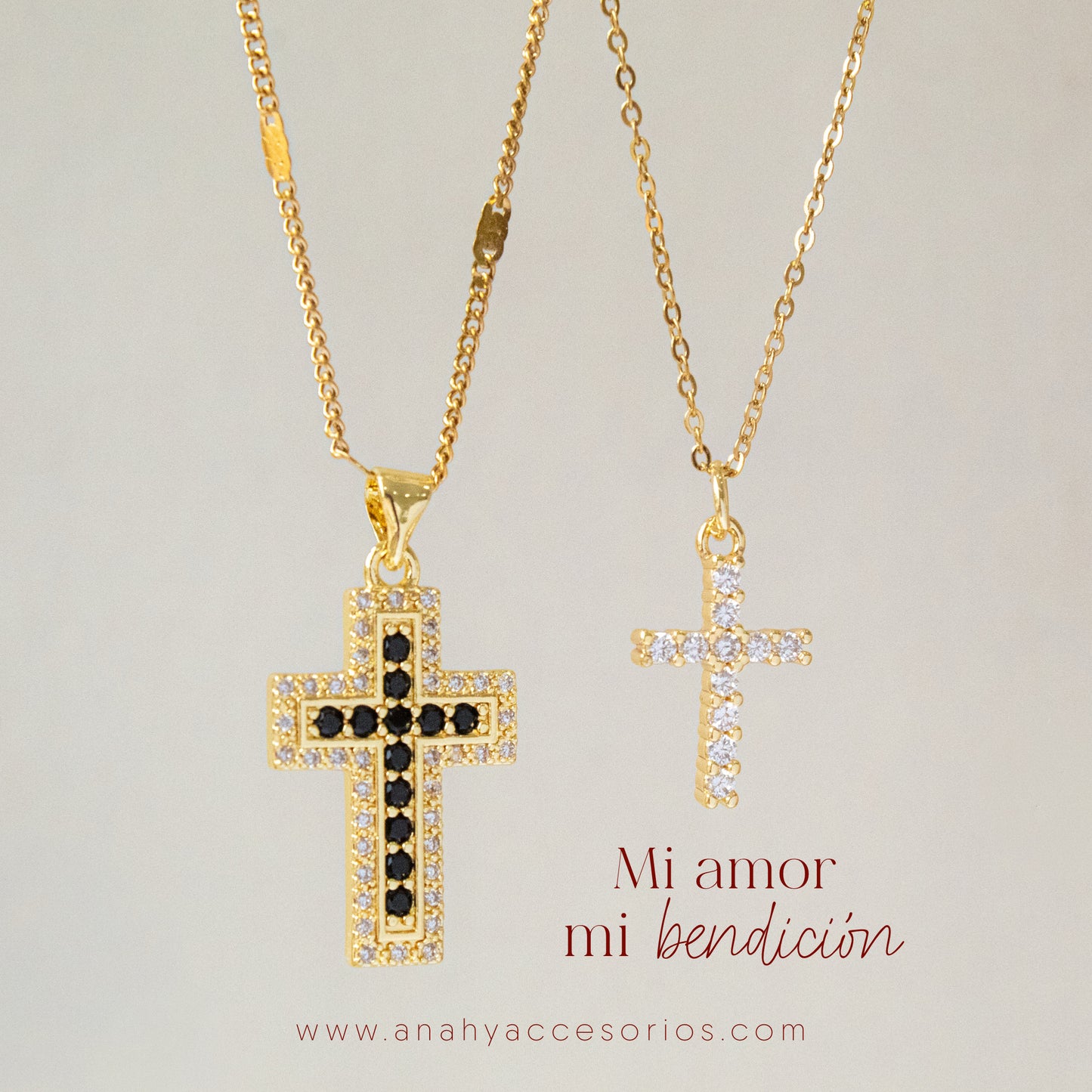 Par de cadenas Cruces