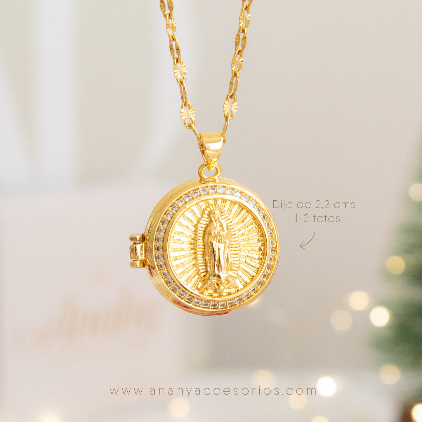 Relicario Virgen de Guadalupe