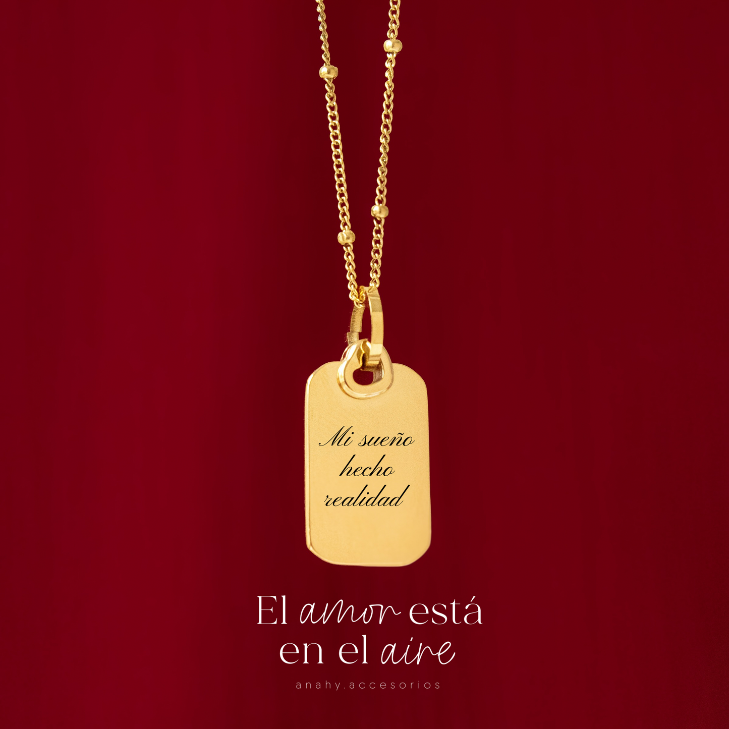 Cadena de dije estilo Pandora