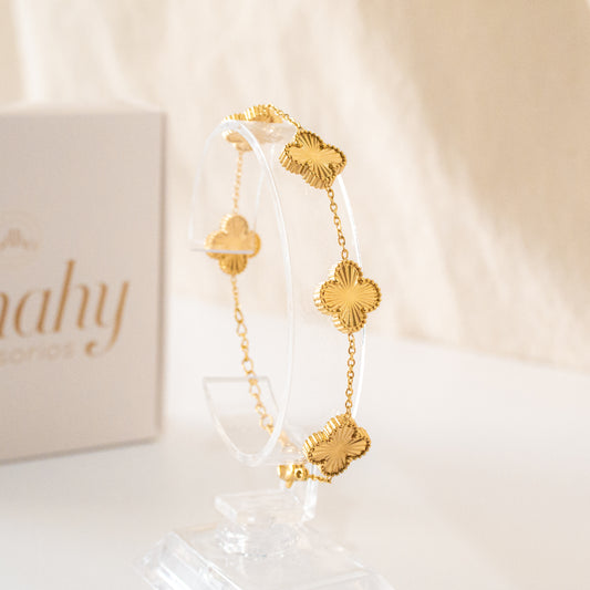 Pulsera Clover Gold