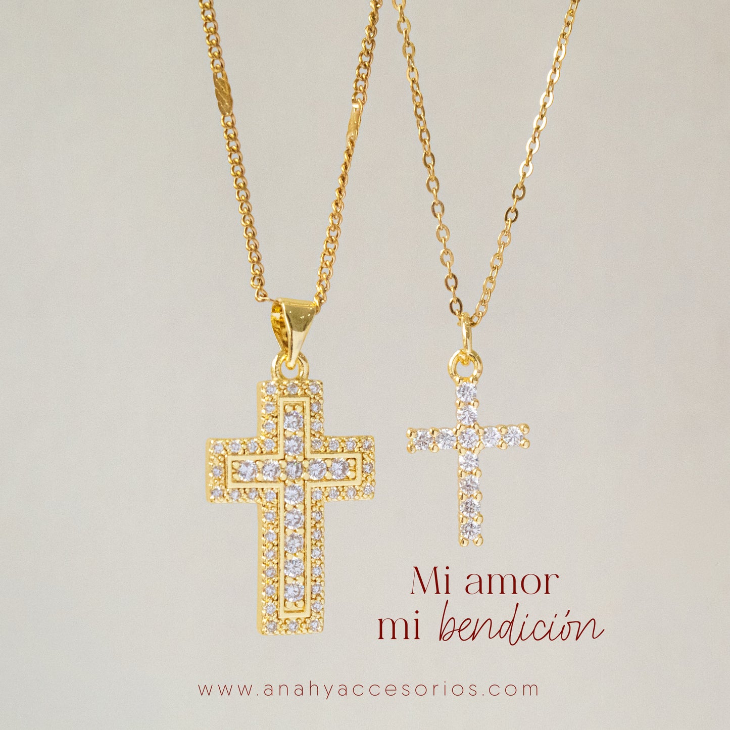 Par de cadenas Cruces