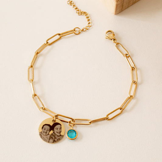 Pulsera medalla colgante